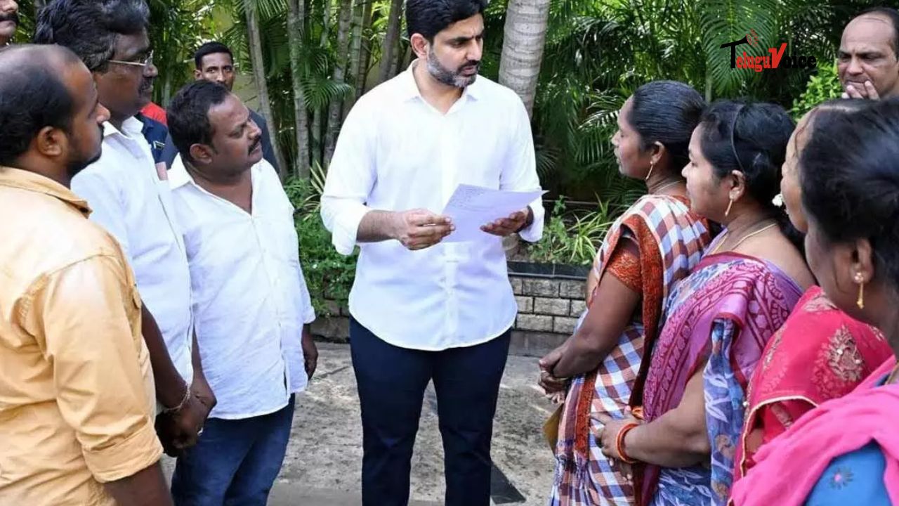 Minister Nara Lokesh Addresses Public Grievances with Promised Solutions at Praja Darbar teluguvoice