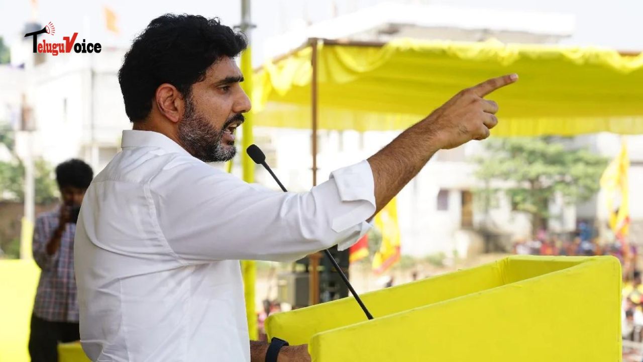  Nara Lokesh Lokesh Reaffirms 'Super Six' Promises During 78th Independence Day  teluguvoice