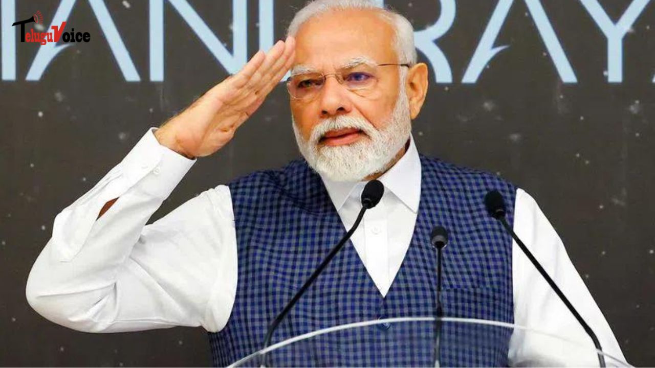 PM Celebrates India's First National Space Day, Highlights Space Achievements teluguvoice