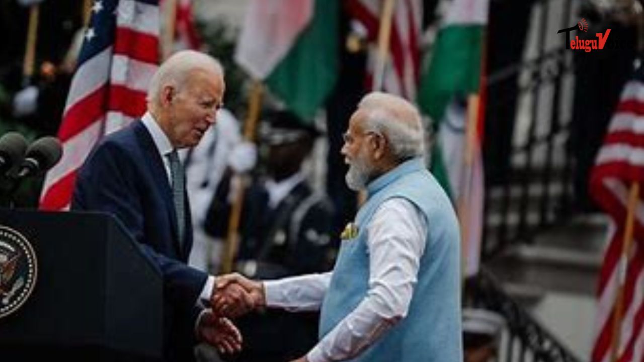 Biden and Modi Reaffirm Commitment to Peaceful Resolution of Russia-Ukraine Conflict teluguvoice