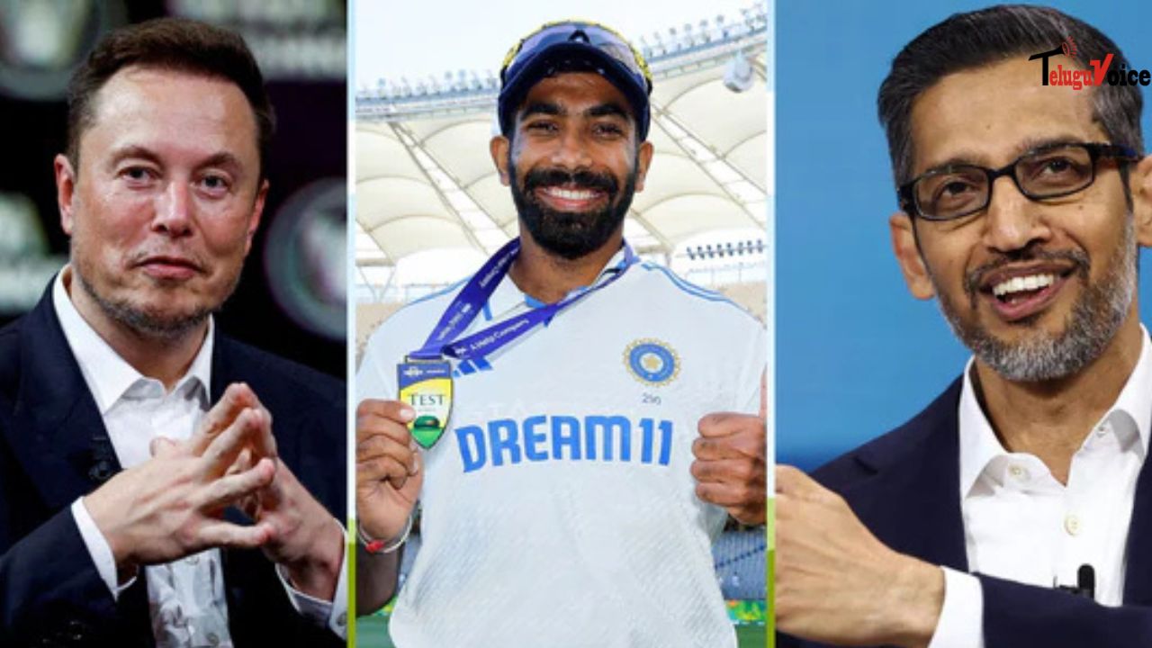 Sundar Pichai and Elon Musk Applaud Jasprit Bumrah's Witty 'Google It' Comeback teluguvoice