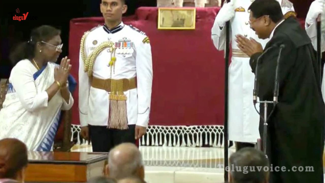 B R Gavai sworn in as 52nd Chief Justice of India teluguvoice