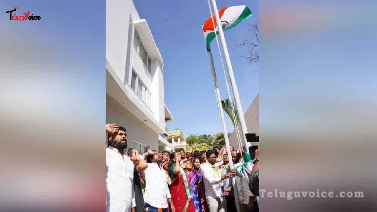 BRS Celebrates Telangana Formation Day with Patriotism and Criticism teluguvoice