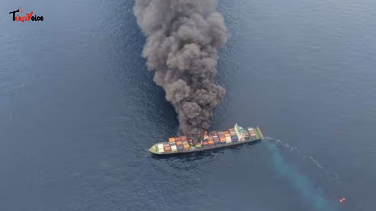 Fire on Singapore-Flagged Vessel Off Kochi: Multi-Agency Probe Begins