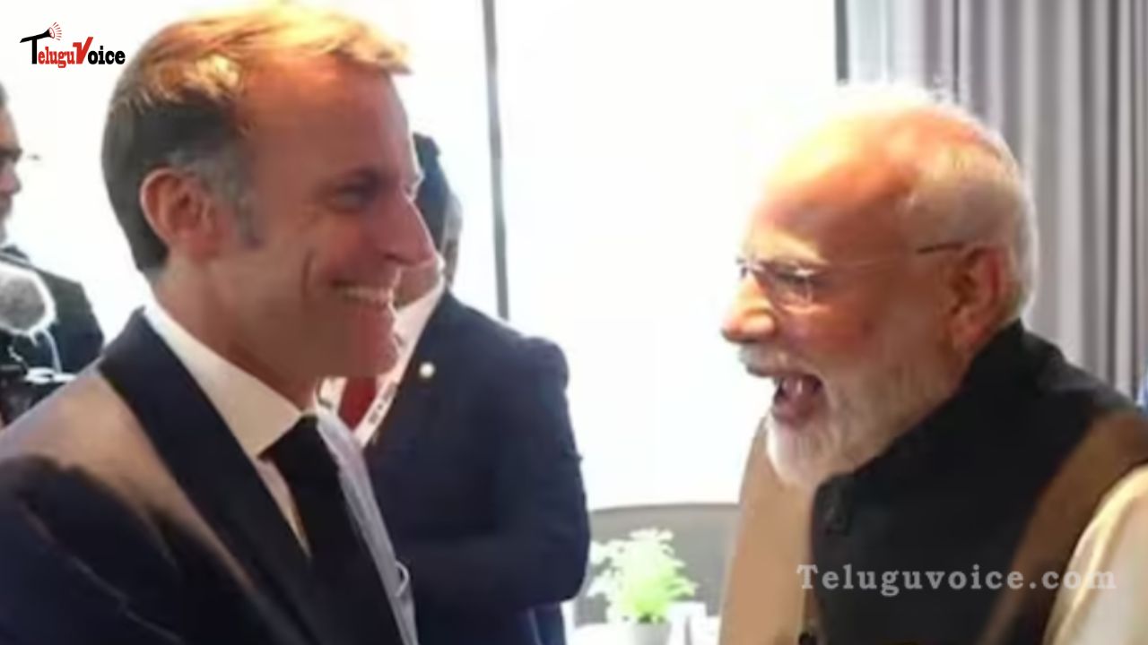 PM Modi’s Witty Quip to Macron at G7 Goes Viral Online