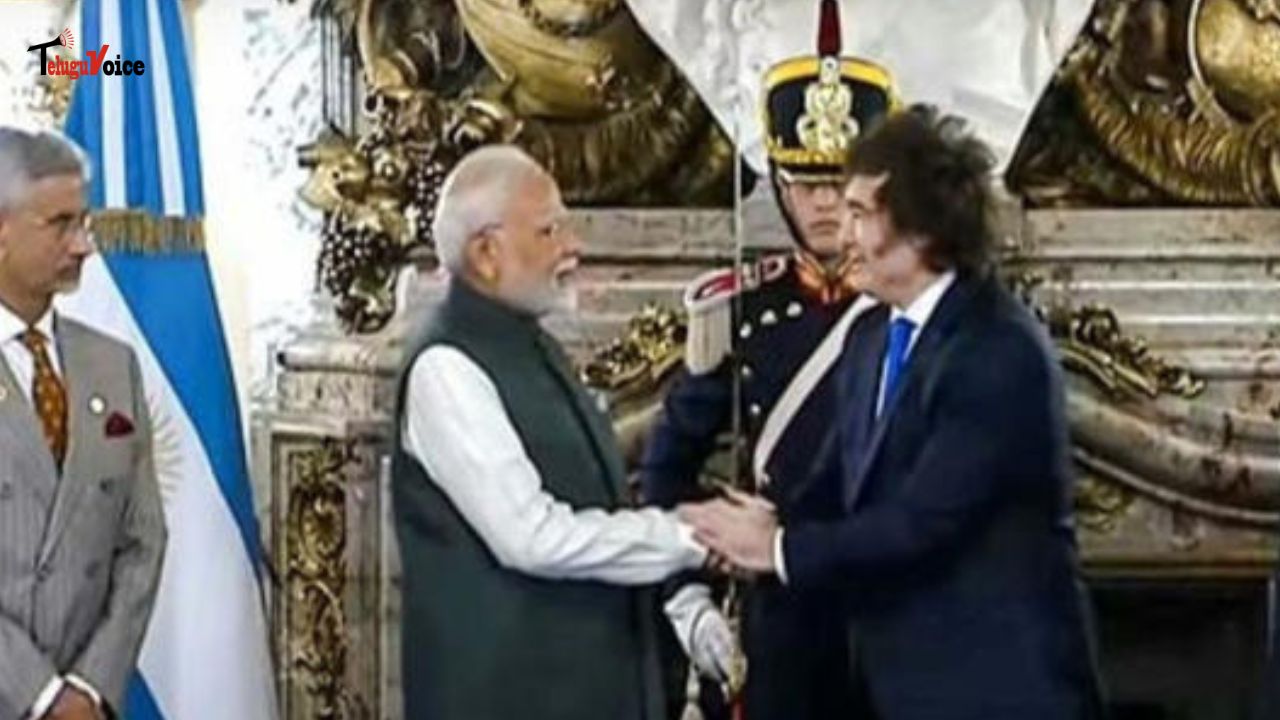 PM Modi’s Visit to Argentina Marks Historic Renewal of Bilateral Ties teluguvoice