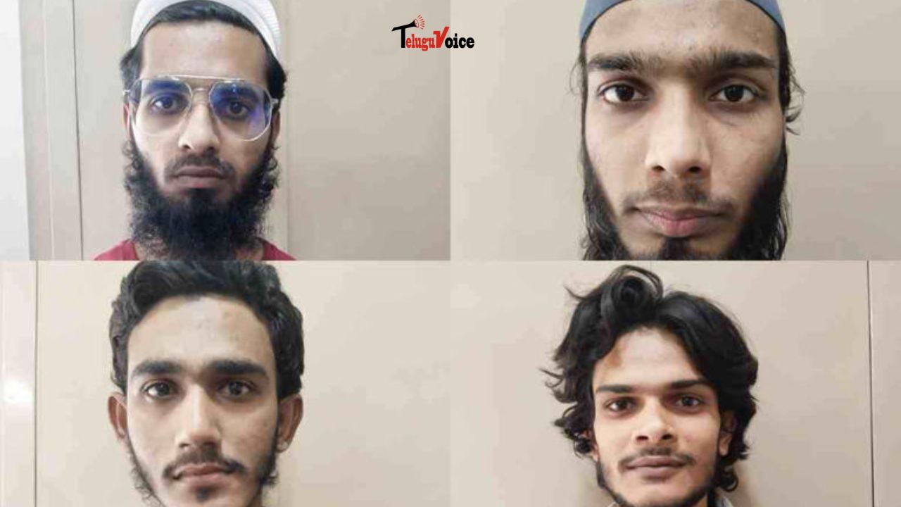 Four Al-Qaeda Terrorists Arrested in Gujarat Using Auto-Delete Apps to Evade Detection teluguvoice