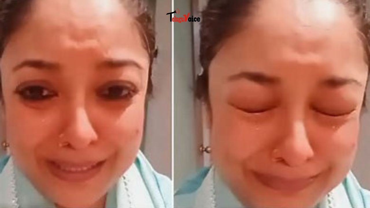 Tanushree Dutta Cries for Help in Viral Video, Claims She Is Being Harassed at Home teluguvoice