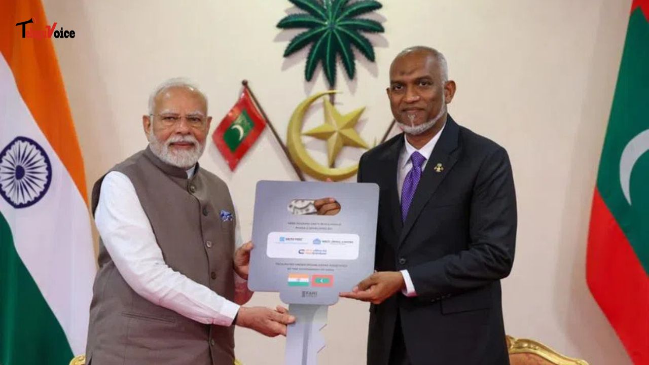 India-Maldives Strengthen Ties with Major Agreements During PM Modi's Visit teluguvoice