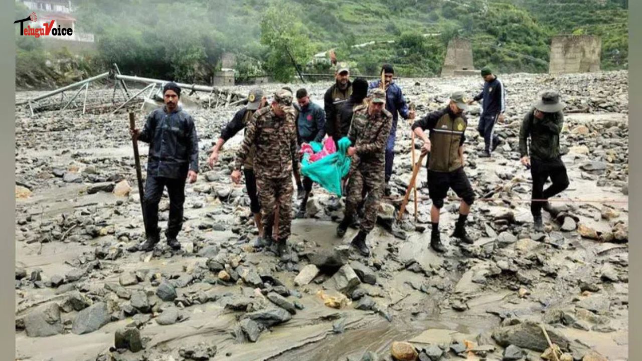 Uttarkashi Flash Floods: 409 Rescued, Relief Operations in Full Swing teluguvoice