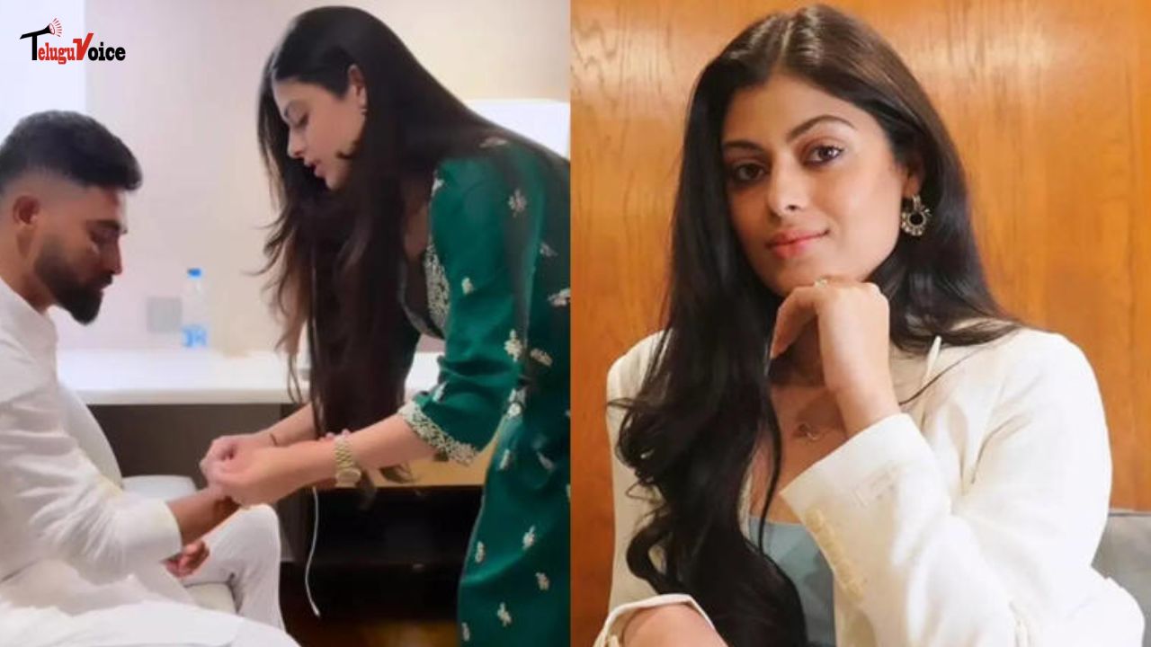 Zanai Bhosle Ties Rakhi to Mohammed Siraj, Quashes Dating Rumours teluguvoice