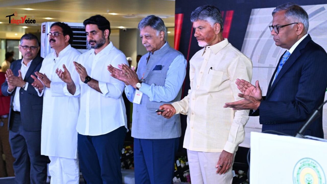 Chandrababu Naidu Launches Ratan Tata Innovation Hub in Andhra Pradesh teluguvoice
