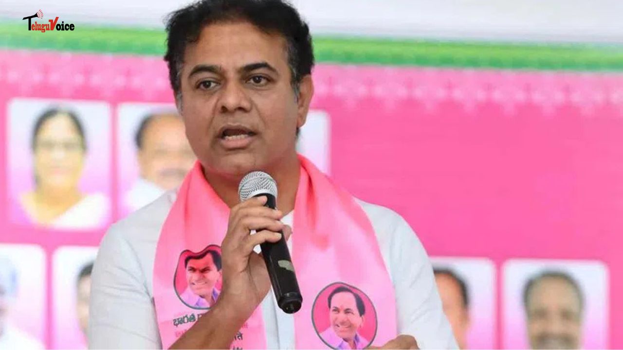 KTR Slams Congress Govt Over Lack of Flood Preparedness teluguvoice
