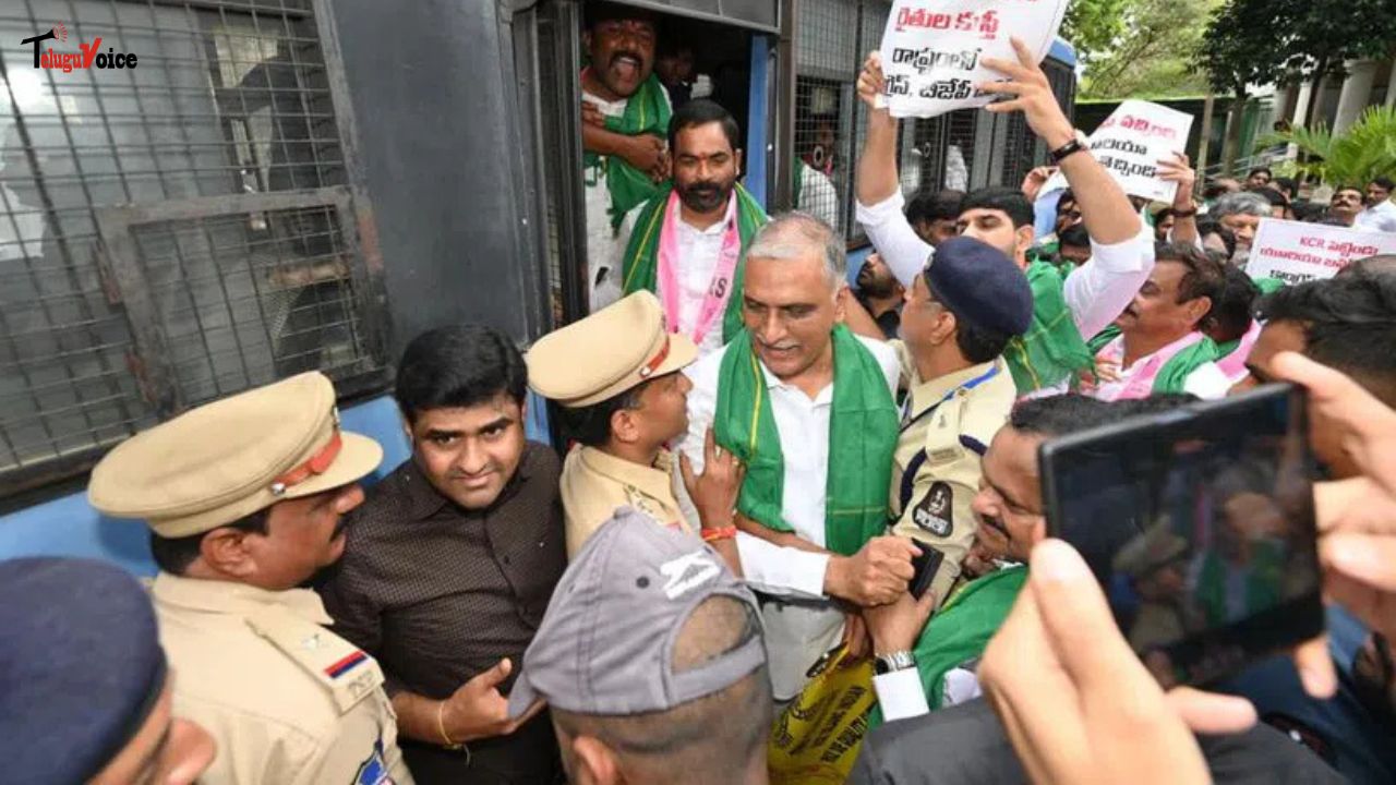 Harish Rao Slams Revanth Reddy Over Urea Crisis, Demands Apology to Farmers teluguvoice