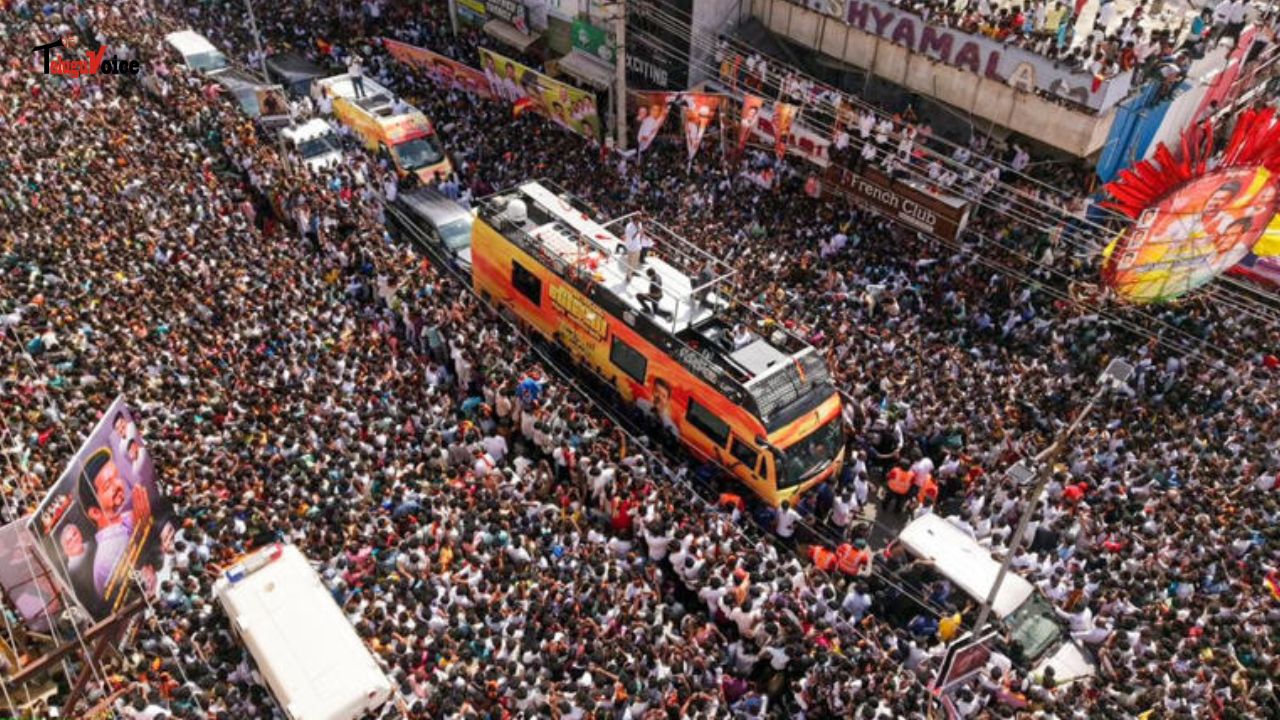 Karur Stampede at Vijay’s Rally: Chaos After Missing Child Sparks Panic teluguvoice