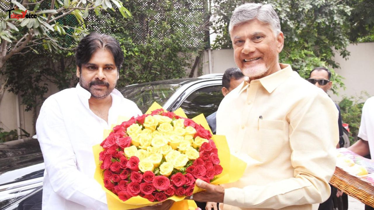 CM Chandrababu Visits Pawan Kalyan, Discusses Welfare Programs teluguvoice