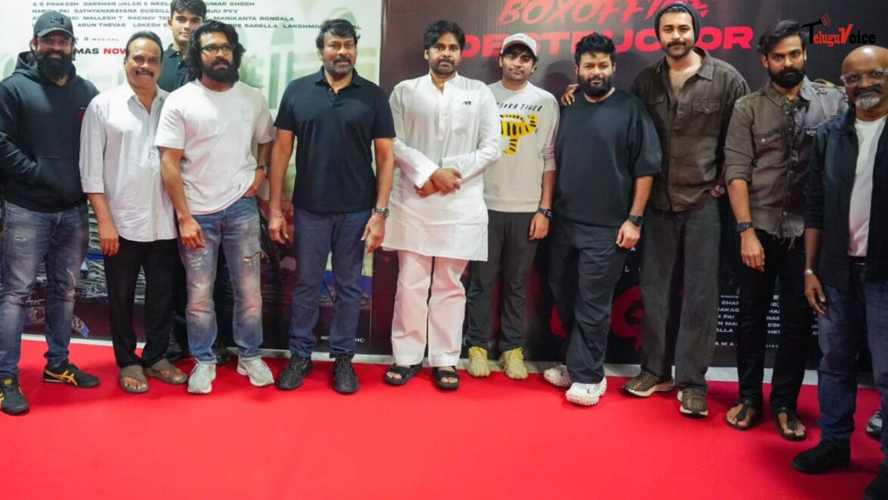 Chiranjeevi Praises Pawan Kalyan’s OG After Special Screening teluguvoice