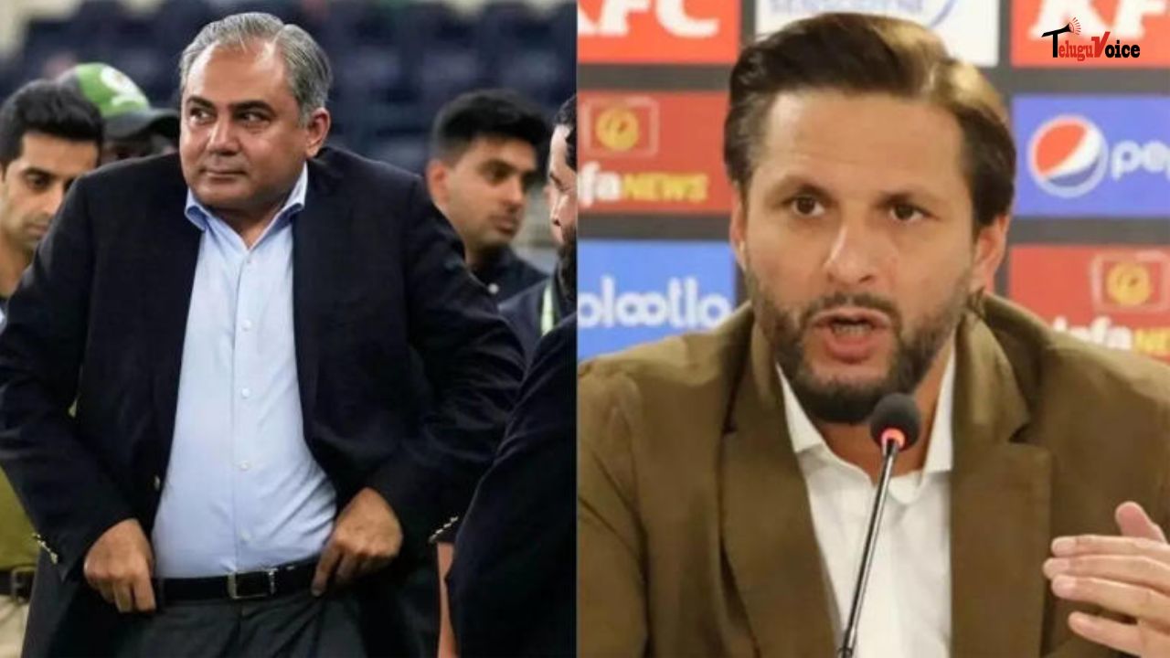 Shahid Afridi Urges PCB Chief Mohsin Naqvi to Step Down Amid Asia Cup Controversy teluguvoice