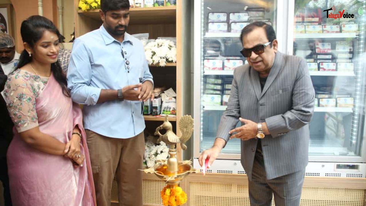 Brahmanandam Inaugurates Organic Creamery by Iceberg in Hyderabad teluguvoice