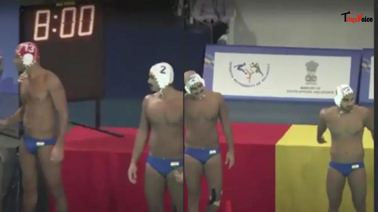 Indian Water Polo Team Faces Backlash for Displaying Tricolour on Trunks, Sports Ministry Intervenes teluguvoice