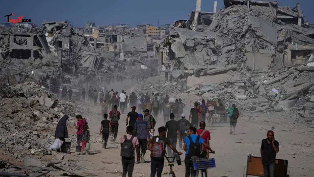 Thousands Return to Ruins as Gaza Ceasefire Brings Hope and Uncertainty teluguvoice