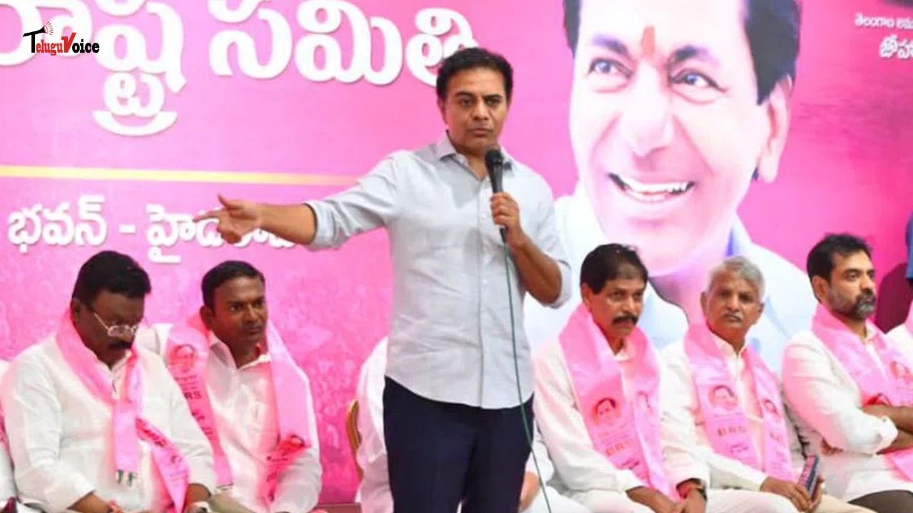 KTR Launches Fierce Attack on Congress, Urges Jubilee Hills Voters to Support BRS Candidate teluguvoice