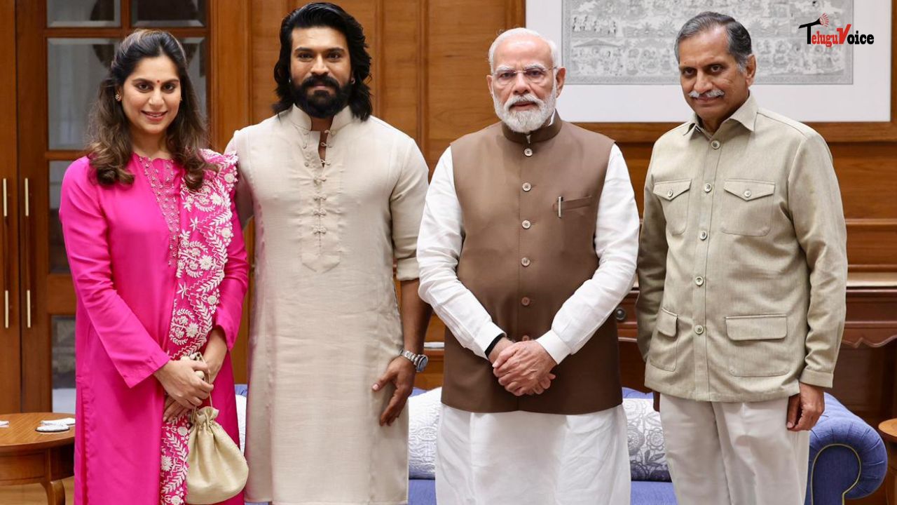 Ram Charan Meets PM Modi, Telugu Reply Wins Hearts Across India teluguvoice