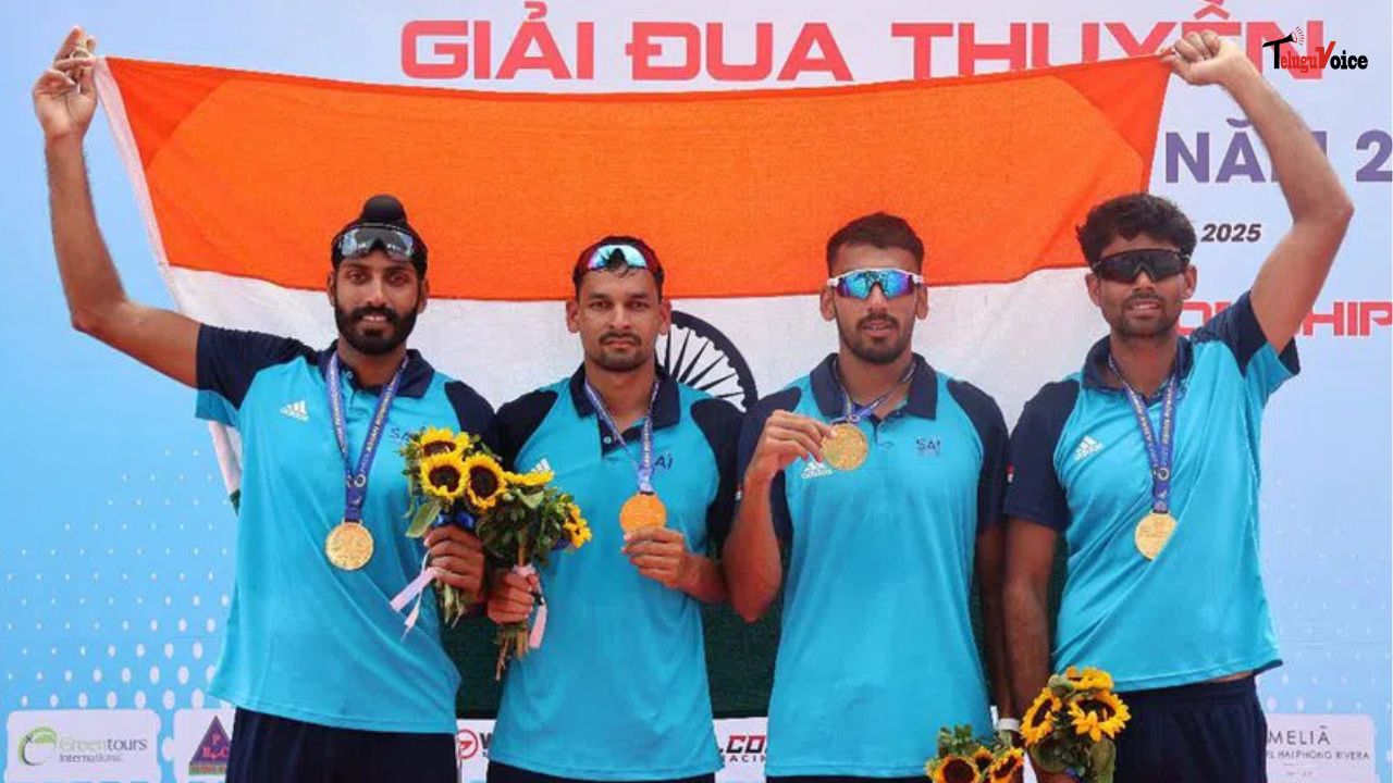 India Shines at Asian Rowing Championship with 10 Medals, Ends 15-Year Drought in Women’s Events teluguvoice