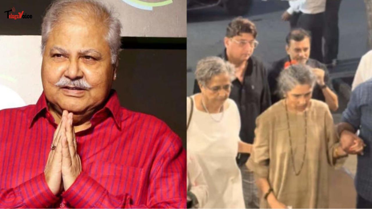 Bollywood Bids Emotional Farewell to Veteran Actor Satish Shah Bollywood Bids Emotional Farewell to Veteran Actor Satish Shah teluguvoice