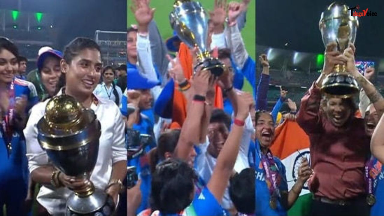 Tears, Triumph, and Tribute: India’s World Cup Legends Honoured After Historic Win teluguvoice