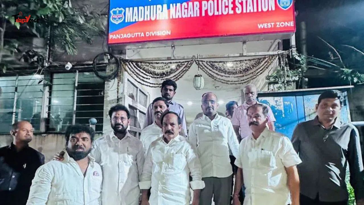 BRS Alleges Illegal Detention of Party Leaders Ahead of Jubilee Hills Bypoll BRS Alleges Illegal Detention of Party Leaders Ahead of Jubilee Hills Bypoll teluguvoice