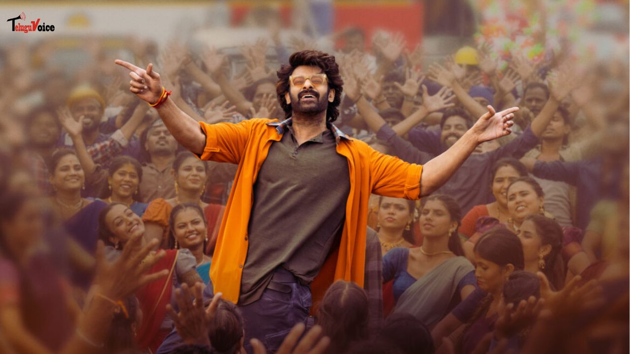 Prabhas’ “The Raja Saab” promises festival fun, fans go wild at song launch  teluguvoice