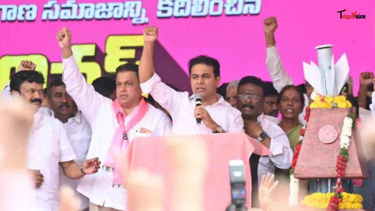 Congress Is the ‘Permanent Villain’ in Telangana’s History: KTR on Deeksha Divas Congress Is the ‘Permanent Villain’ in Telangana’s History: KTR on Deeksha Divas teluguvoice