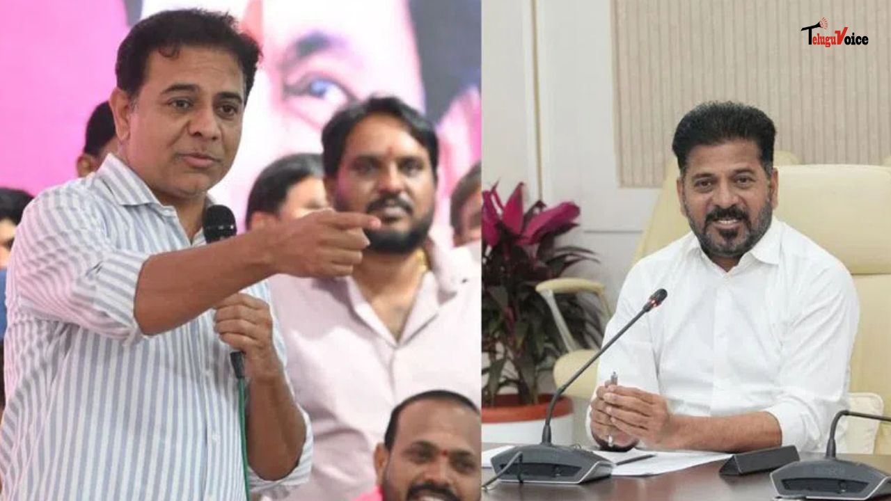 KTR Accuses Revanth Reddy of ‘Frustration Politics’ and Evasion of Accountability teluguvoice