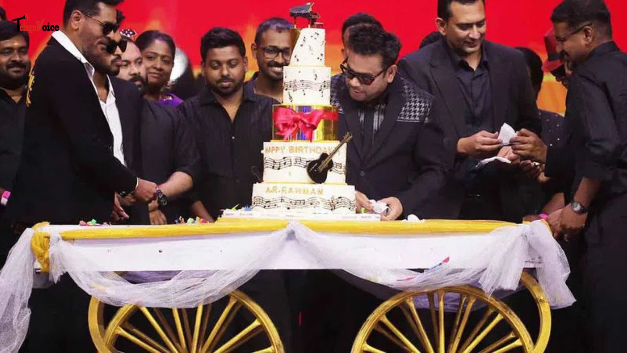 Prabhu Deva Celebrates A R Rahman’s Birthday at Moonwalk Audio Launch teluguvoice