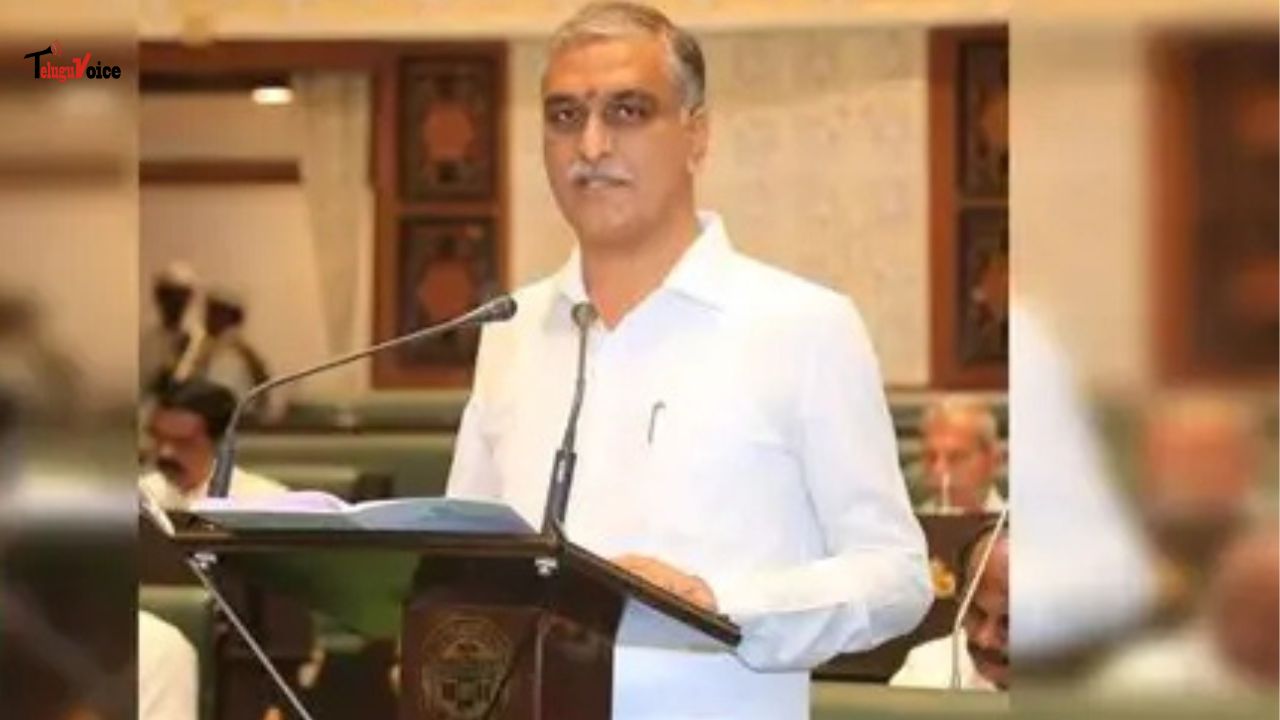 Harish Rao Accuses Revanth Reddy Government of Undermining Telangana’s Water Rights teluguvoice